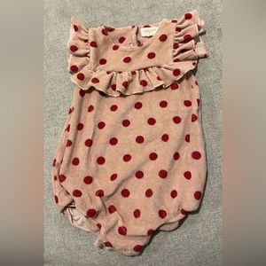Louis Louise terry romper size 12 month